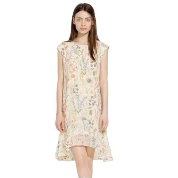 Madewell Dresses & Skirts - HOLD Madewell Gardengate Floral Silk Dress M